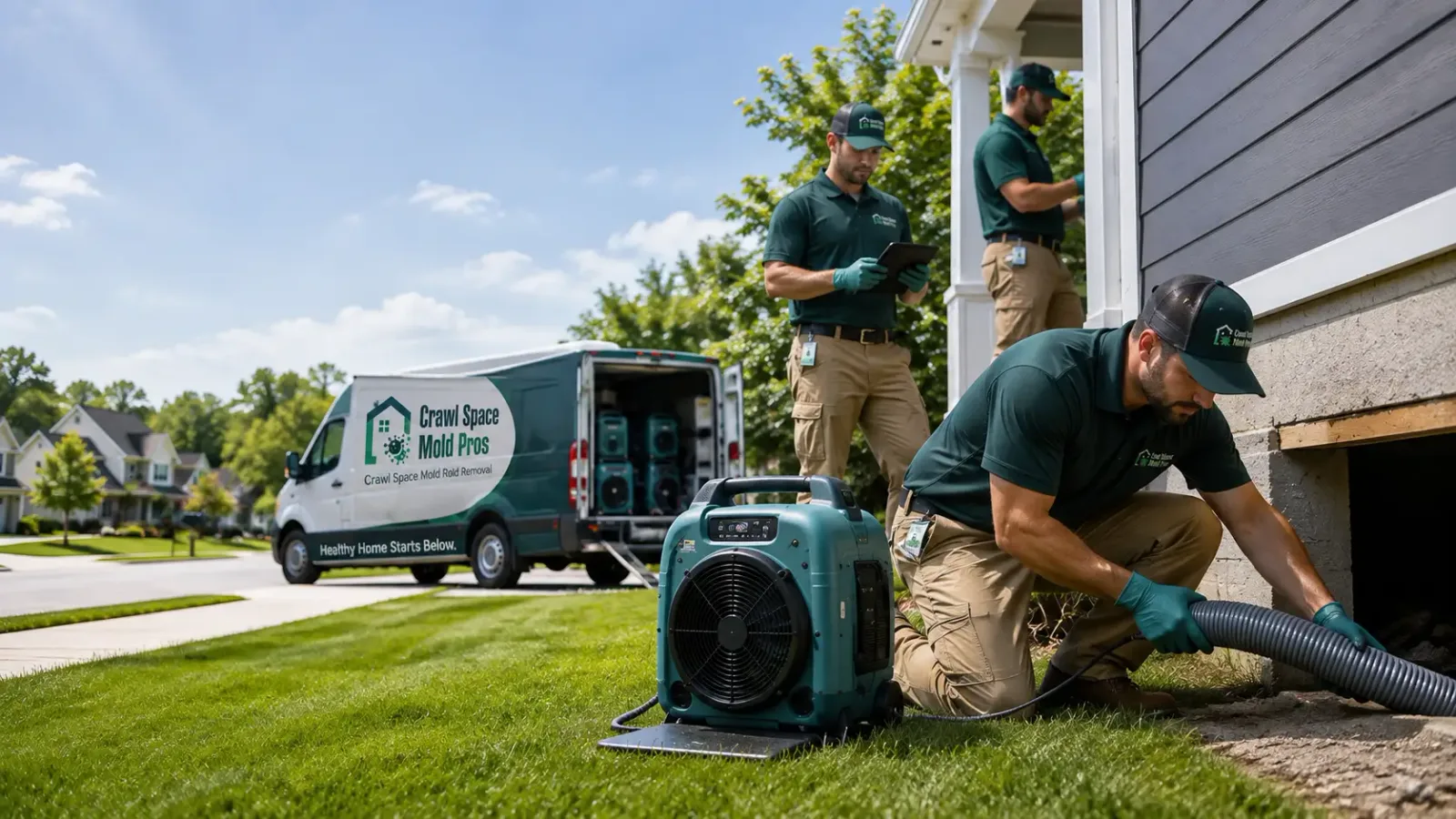 Crawl Space Mold Removal in Sears, MI